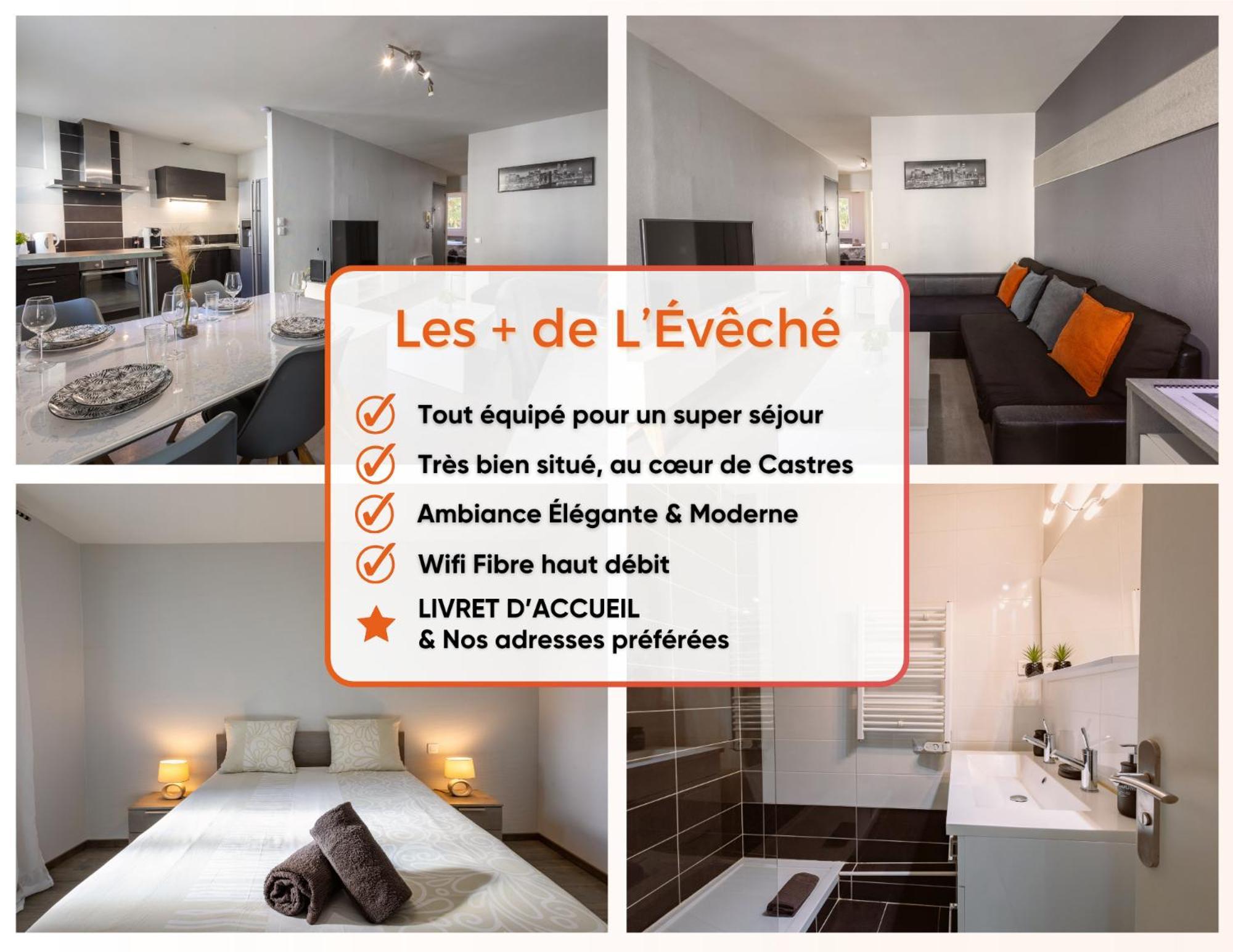 L'Eveche - T3 Spacieux & Traversant En Hypercentre Кастр Экстерьер фото